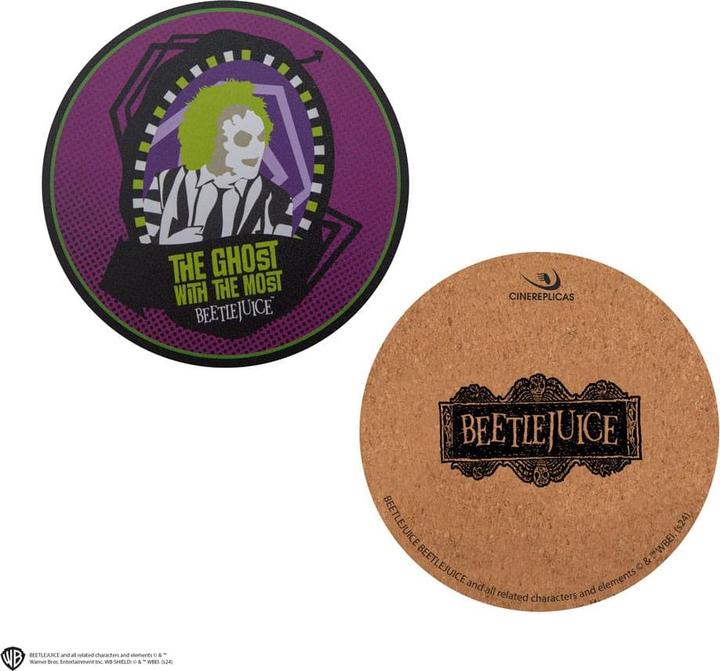 Produktbild Cinereplicas Beetlejuice Untersetzer 4er-Pack (4 x)
