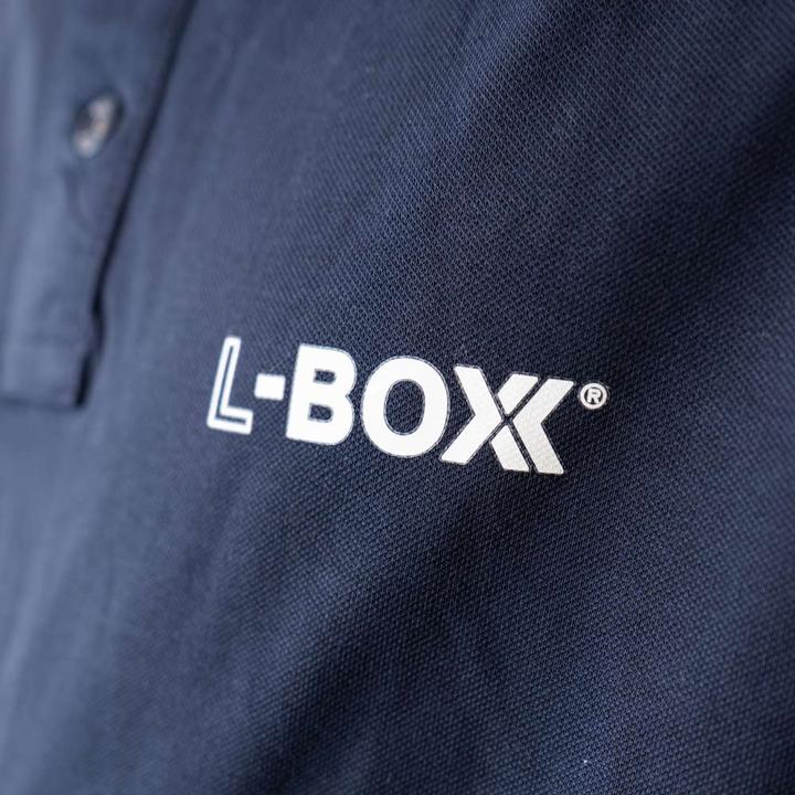 Immagine prodotto L-Boxx Polo da uomo navy/bianco taglia M (M)