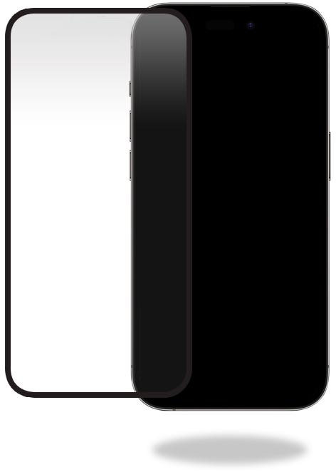 Immagine prodotto Mobilize Telaio in vetro nero (1 Pezzo/i, Apple iPhone 15 Pro)