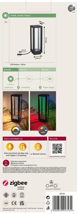 Produktbild Paulmann Outdoor Plug & Shine Classic (190 lm, IP44)