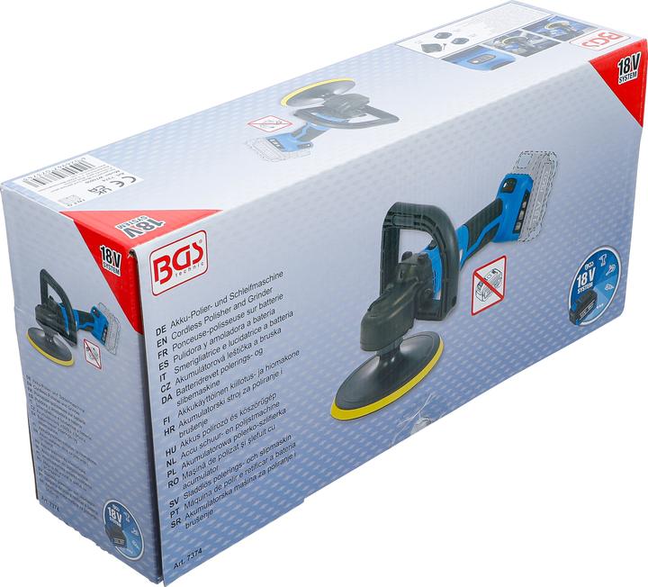 Produktbild BGS Akku-Polier- und Schleifmaschine | bürstenlos | 18 V | ohne Akku
