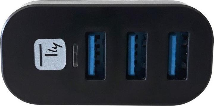 Immagine prodotto Techly Mini Hub rotante con 3 USB 3.0 (USB-C, 3 Porti)