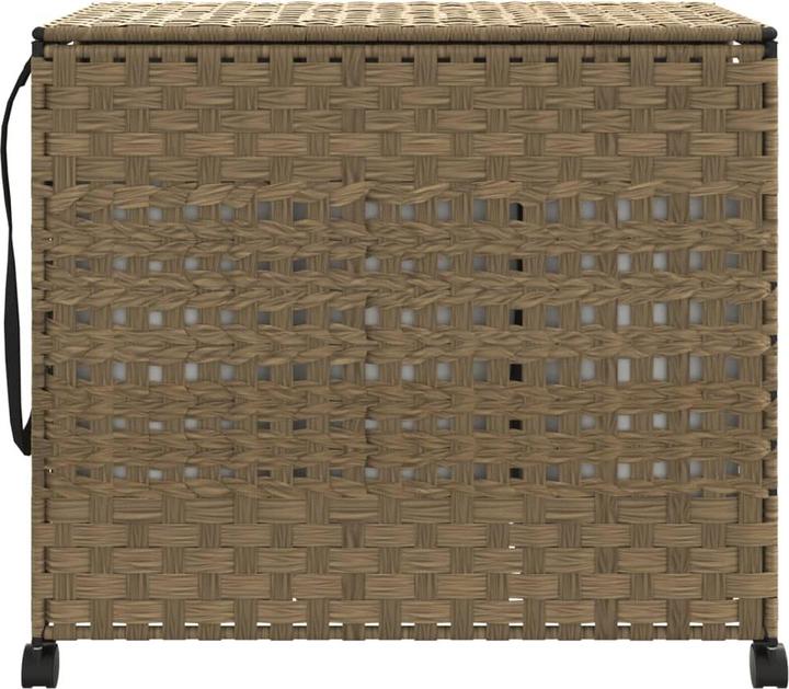 Actual product image VidaXL Laundry basket with castors 66x35x60 cm rattan,Material: rattan