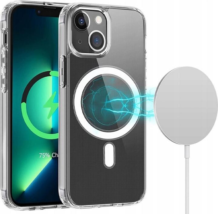 Actual product image Screenguard Magnetic Apple iPhone 13 Clear Case MagSafe Cover (Apple iPhone 13)