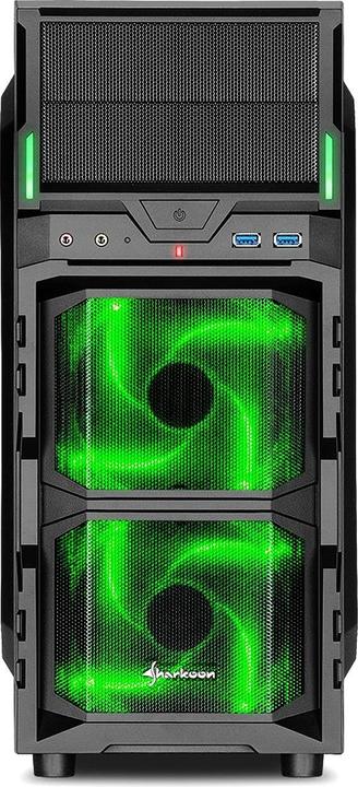 Sharkoon VG5-W green (ATX)