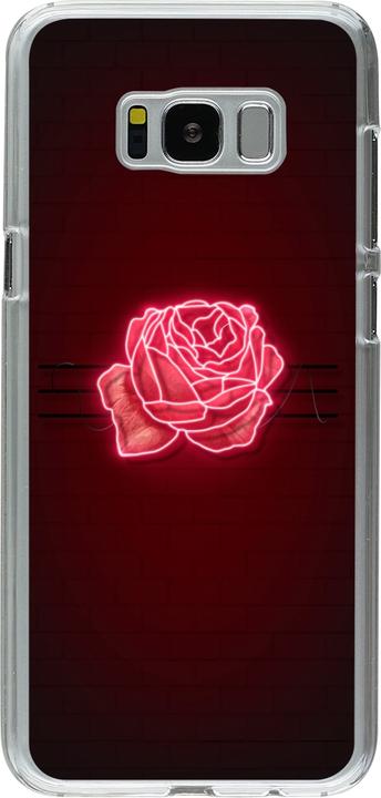 Actual product image PhoneLook Cover transparent Spring 23 neon rose (Samsung Galaxy S8+)