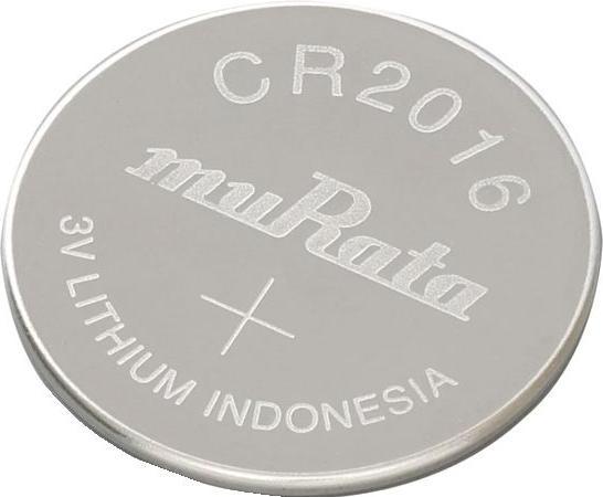 Produktbild Murata Lithium-Knopfzelle CR 2016 (5 Stk., CR2016, 90 mAh)