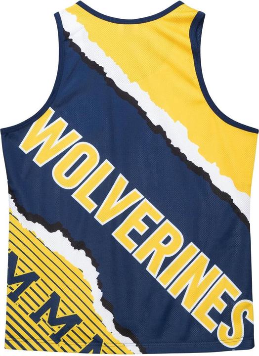 Immagine prodotto Mitchell & Ness Maglia da basket M&N JUMBOTRON Canotta Università del Michigan (XXL)