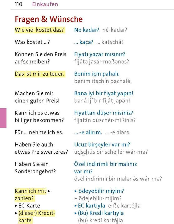 Actual product image Langenscheidt Universal-Sprachführer Türkisch (German, Turkish, 2023)