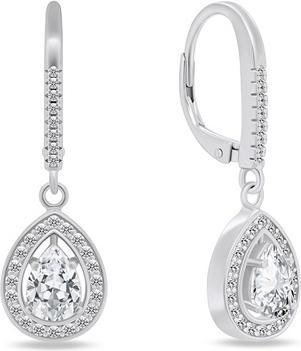 Image du produit Brilio Silver - Boucles d'oreilles de luxe en argent avec zircons EA921W