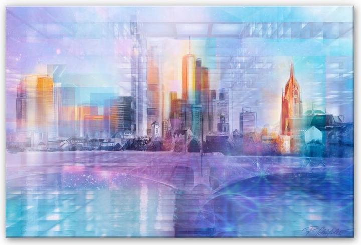 Produktbild Trenddeko Frankfurt am Main farbig (60 x 40 cm)