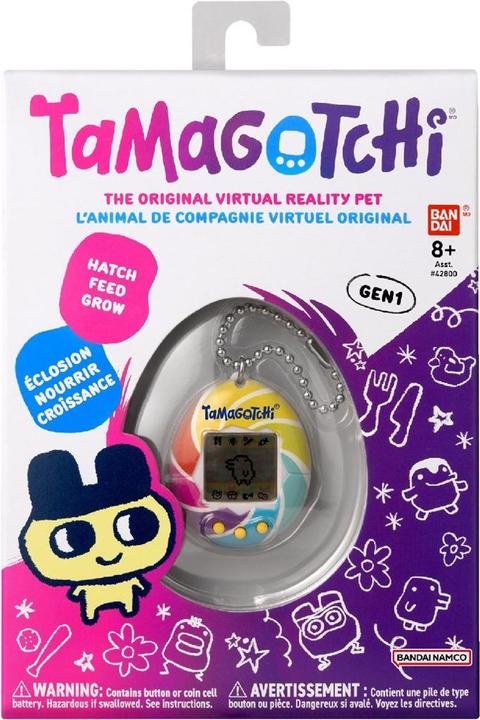Actual product image Bandai Tamagotchi- Candy Swirl (German, French, Italian, English)