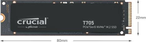 Immagine prodotto Crucial T705 (2000 GB, M.2 2280)