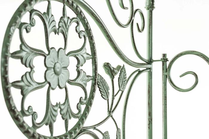 Actual product image CLP Flora floor standing shelf, antique green (66 x 32 x 175 cm)