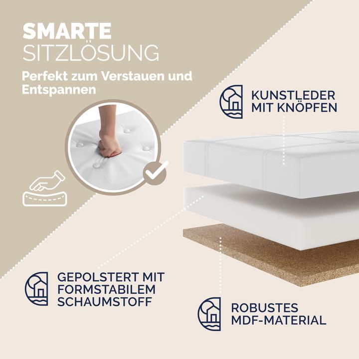 Produktbild Casaria Sitztruhe (115 cm)