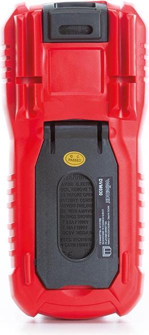 Produktbild Velleman Robustes Echt-Effektivwert-Digitalmultimeter mit automatischem Messbereich - CAT III - 1000 V - 8 Fu (CAT III)