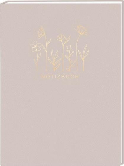 Actual product image Notebook - Flowers - by Schreibkram Manufaktur (Dotted, Soft cover)