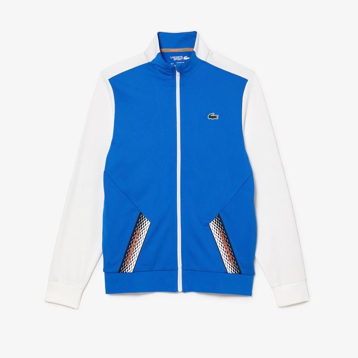 Lacoste Herren TENNIS Sweatshirt aus Ripstop (L)