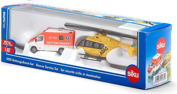 Actual product image Siku 1850 Rescue service set