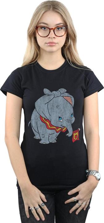 Actual product image Disney Womens/Ladies Dumbo Classic Tied Up Ears Cotton T-Shirt (M)