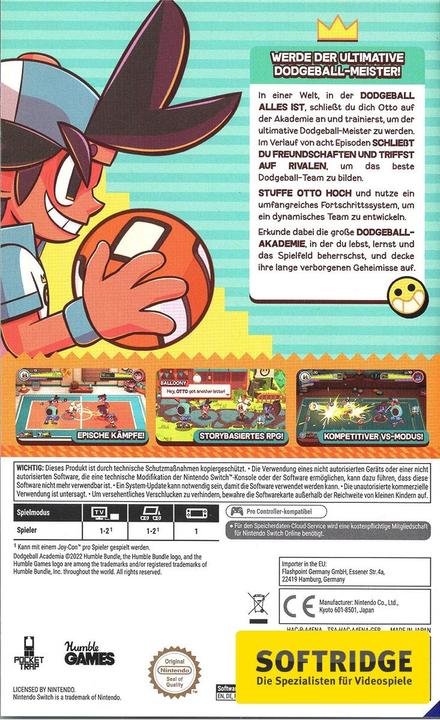 Produktbild Humble Bundle Dodgeball Academia (Switch, DE)
