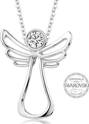Immagine prodotto Levien Collana di cristallo trasparente Angelo custode (L)
