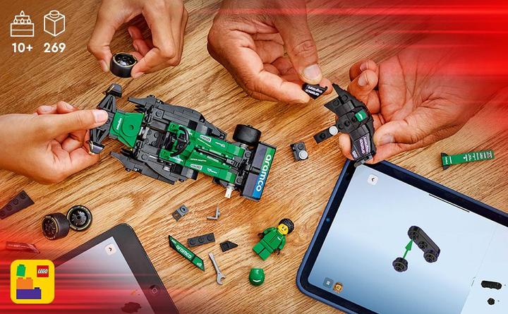 Actual product image LEGO Aston Martin Aramco F1 AMR24 Rennauto (77245, LEGO Speed Champions)