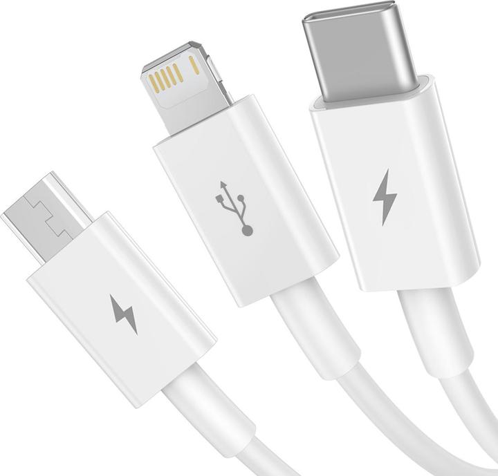 Produktbild Baseus 3 in 1 Multicharger USB-Cable (1.50 m, USB 2.0)