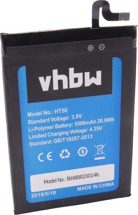 Actual product image XCell Li-Polymer-Akku - 5500mAh (3.8V) für Handy, Smartphone, Telefon wie HomTom HT50 (Rechargeable battery)