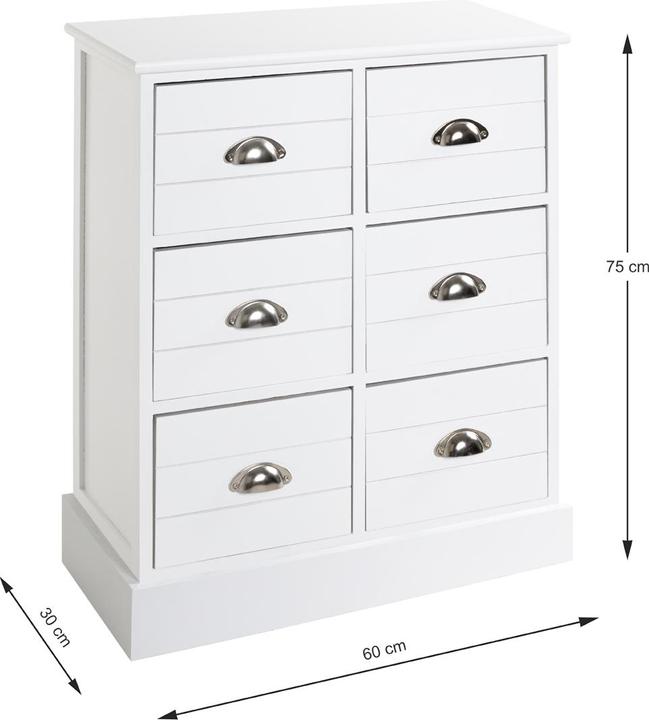 Produktbild HAKU Möbel Kommode (60 x 30 x 75 cm)