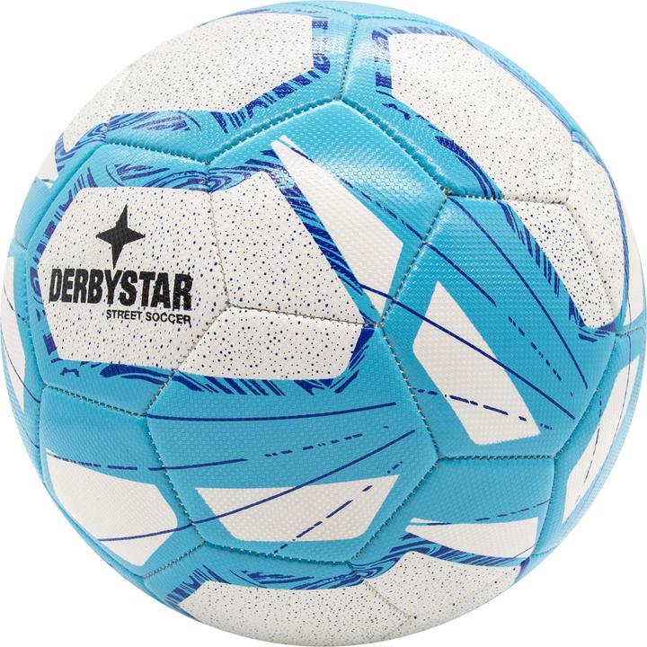 Actual product image Derbystar Street Soccer football size 5 white/blue