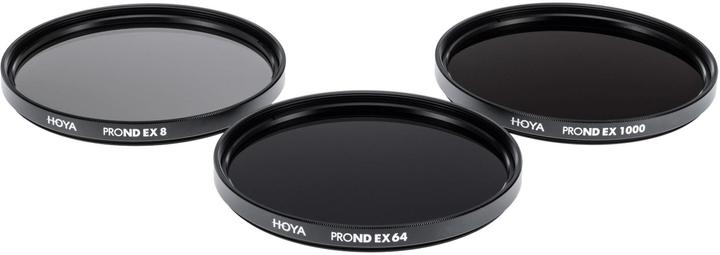 Hoya PRO ND EX Filter Kit 8/64/1000 (52 mm, Filtre gris neutre, 52 mm)