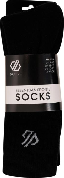 Immagine prodotto Dare2b Calzini Essentials per lo sport (confezione da 3) (35.5 - 38)