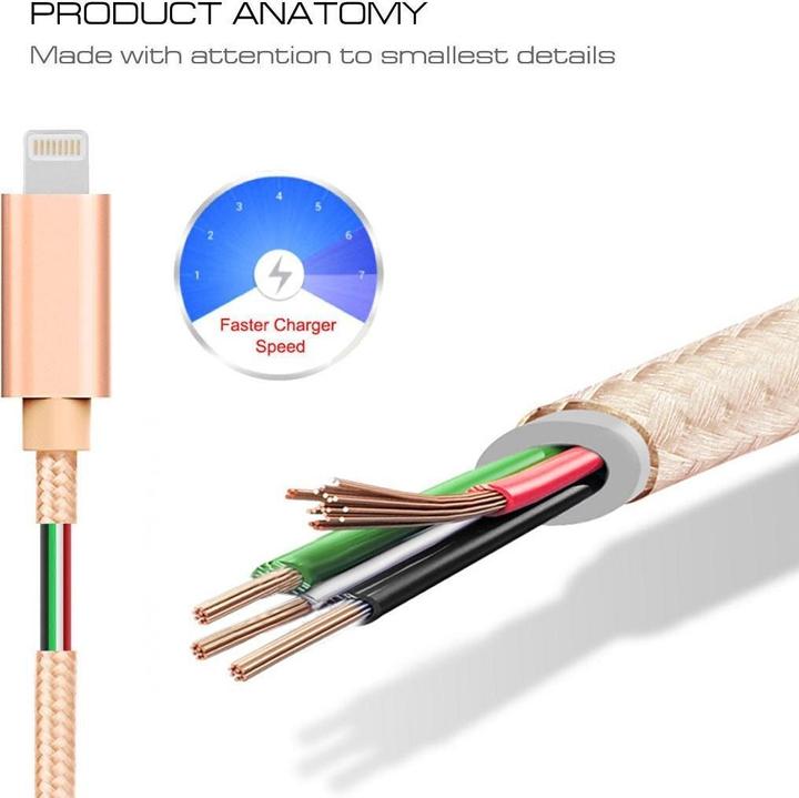 Image du produit Calitron Câble de charge Lightning 3m (3 m, USB 3.2 Gen 1)