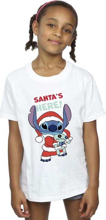 Produktbild Disney Lilo & Stitch Santa's Here TShirt Mädchen (140, 146)