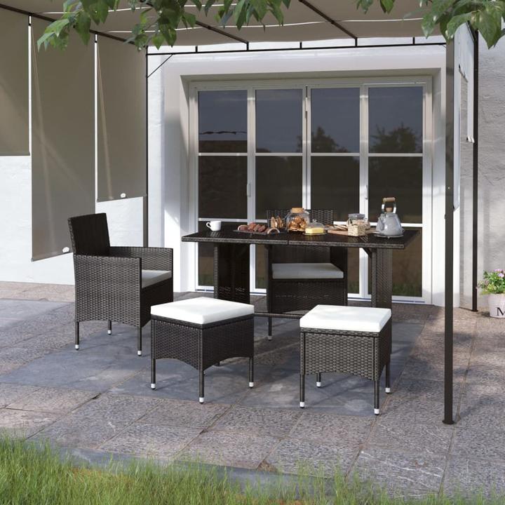 Actual product image VidaXL Gartenstuhl und Hocker