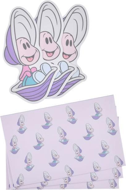 Produktbild Disney Young Oyster Mini Die Cut Message Card and Envelope Set (3 Stk.)