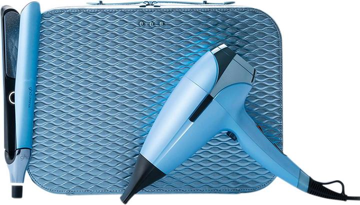 Immagine prodotto ghd chronos™ & helios® Limited Edition Deluxe - Piastra e asciugacapelli in blu ghiaccio