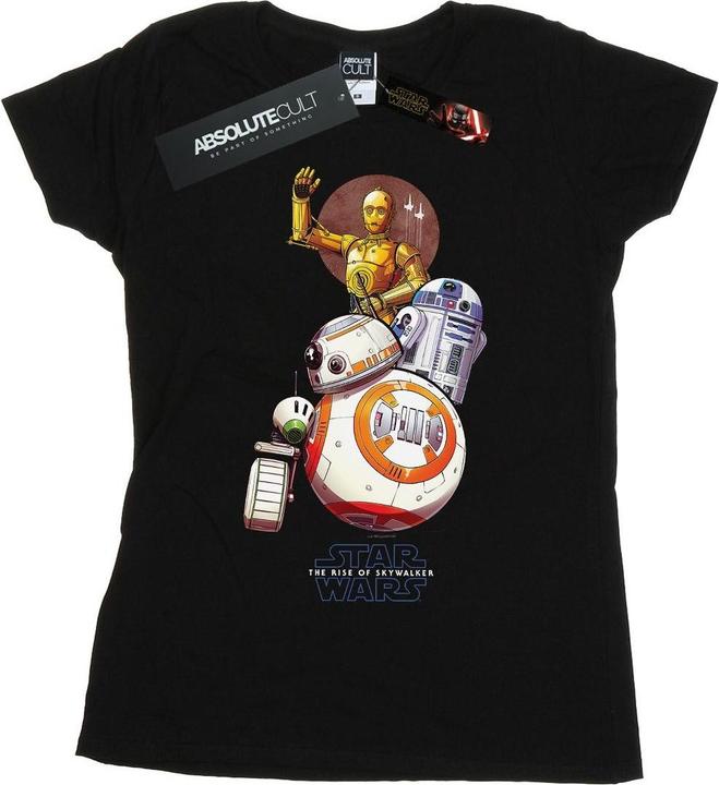Immagine prodotto Star Wars The Rise Of Skywalker Droids Illustration Maglietta Donna (S)