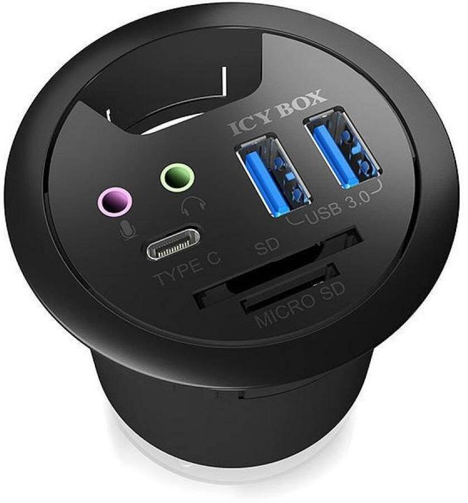 Actual product image Icy Box IB-Hub1404A (USB-A, 3 Ports)
