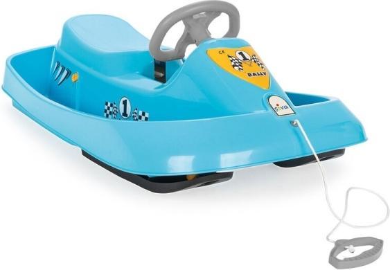 Siva Rally Schlitten / Bob in blau 100 cm