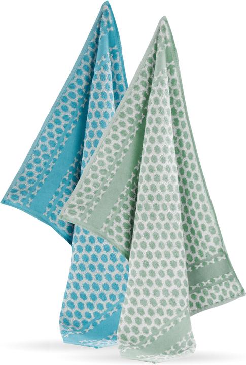 Actual product image Aspero 6 Terry Cotton Tea Towels (50 x 70 cm)