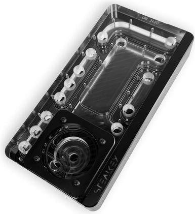 Actual product image Stealkey Customs SK-UNI 240D Distroplate D-RGB - Black Edition