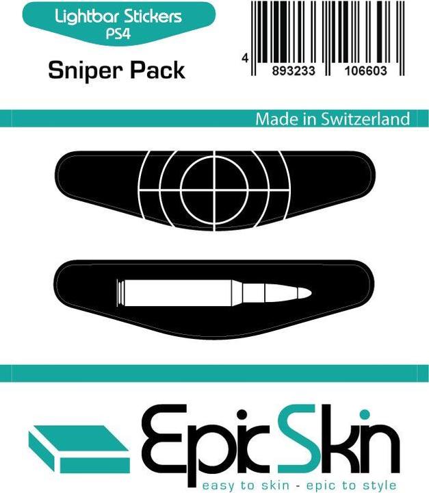 Immagine prodotto EpicSkin Pacchetto adesivi Lightbar Sniper (PS4)