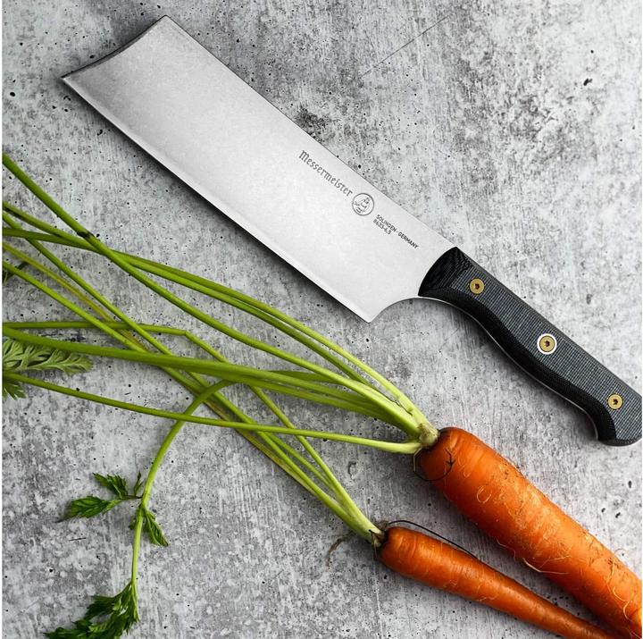 Immagine prodotto Messermeister Coltello da cucina Custom 16,5 cm, grigio/nero (16.50 cm)