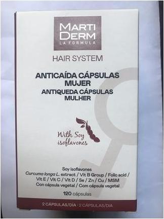 Martiderm Hair System Treatment gegen Haarausfall für Frauen 120 Kapseln (Körpercreme, 120 ml)