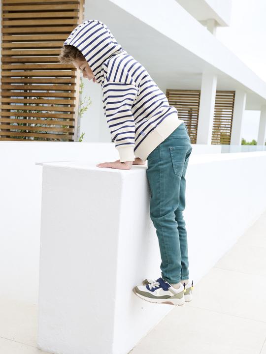 Actual product image Vertbaudet Gestreiftes Jungen Kapuzensweatshirt (86)