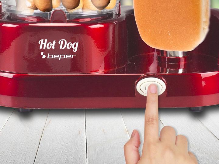 Actual product image Beper Hot dog device P101CUD501 steam