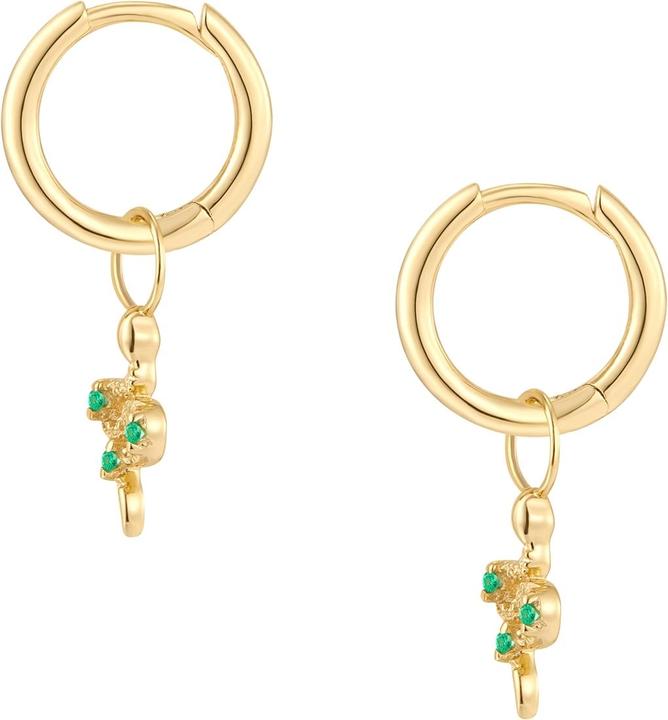 Actual product image Glanzstücke München Ladies earrings snake - 35906 (Sterling Silver)