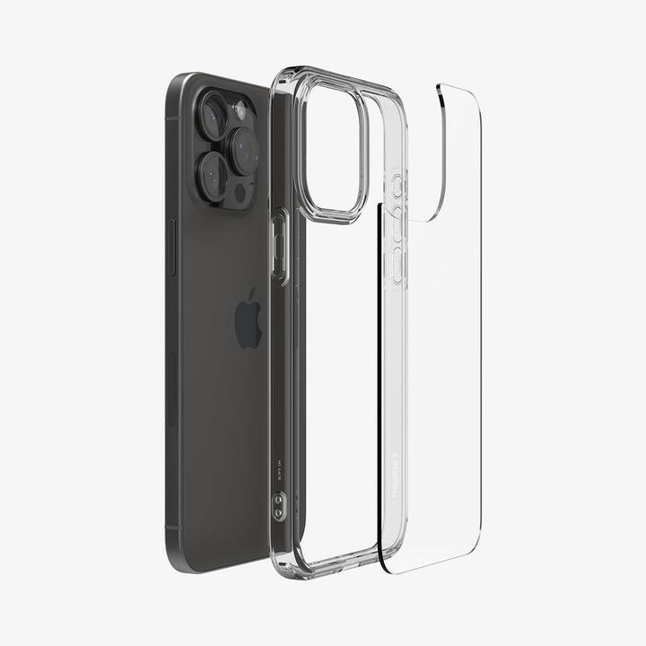 Image du produit Spigen Coque Ultra Hybrid pour iPhone 15 Pro - gris transparent (Apple iPhone 15 Pro)